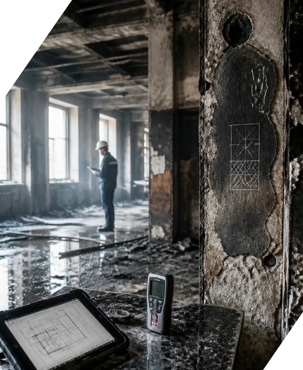 Обследование зданий после пожара в Соликамске от 15458 р. | ЭкспертизаРоссия