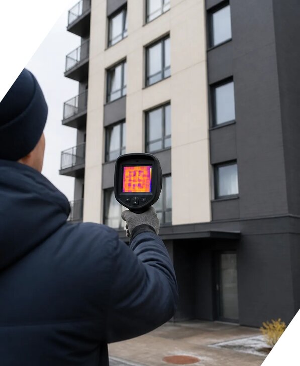 Тепловизионное обследование зданий в Соликамске от 5153 р. | ЭкспертизаРоссия