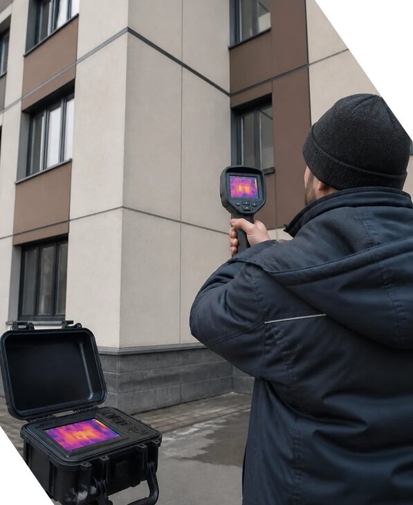 Тепловизионное обследование зданий и сооружений в Соликамске
